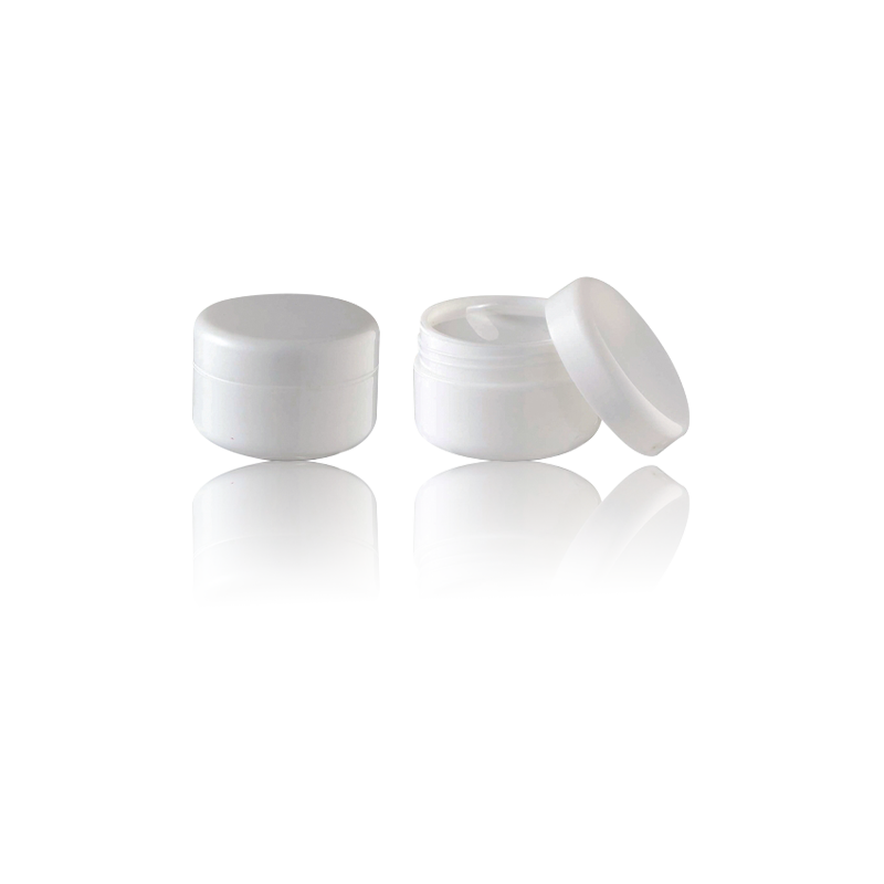 Kremowe pudełko o pojemności 50 ml z matową konsystencją Seria-PJ-002A