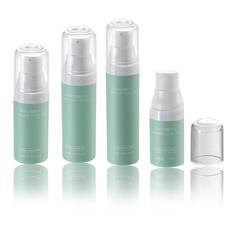 5ML-20ML Jasnozielona butelka do pielęgnacji skóry Airless-HS-012A