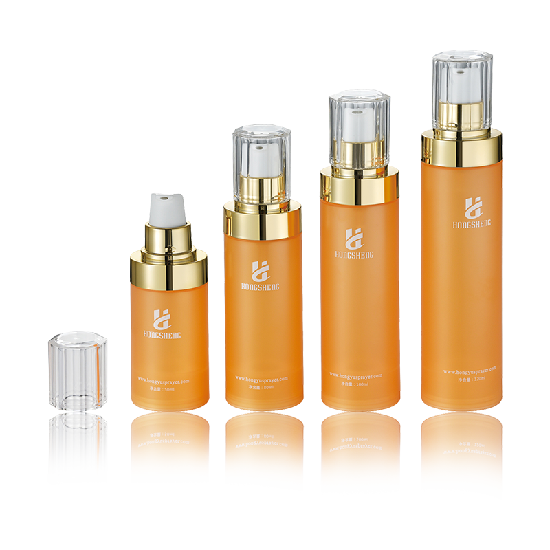 Sterylna butelka z pompką bezpowietrzną o pojemności 50–120 ml HS-017E